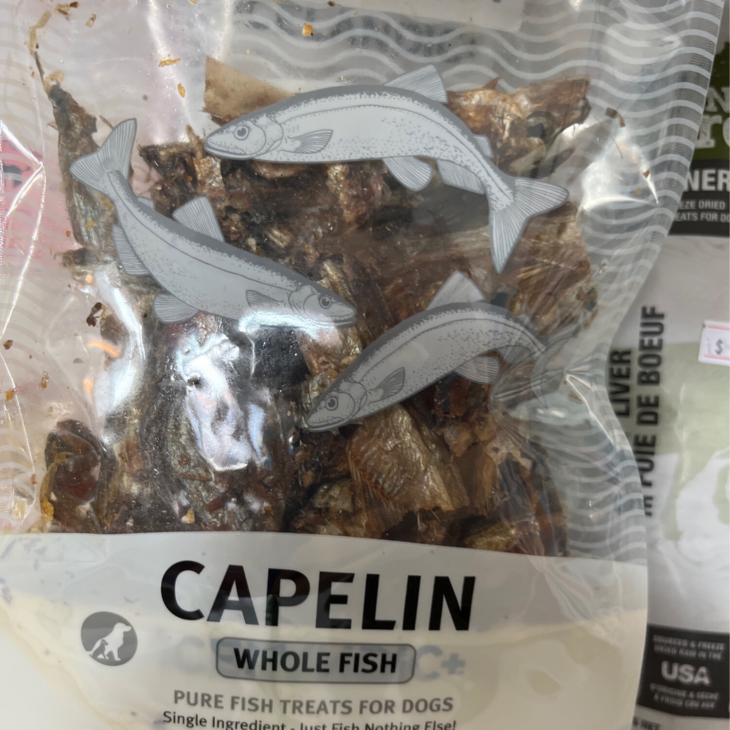 Icelandic+ Capelin Whole Fish Dog Treats- 多春鱼干狗零食