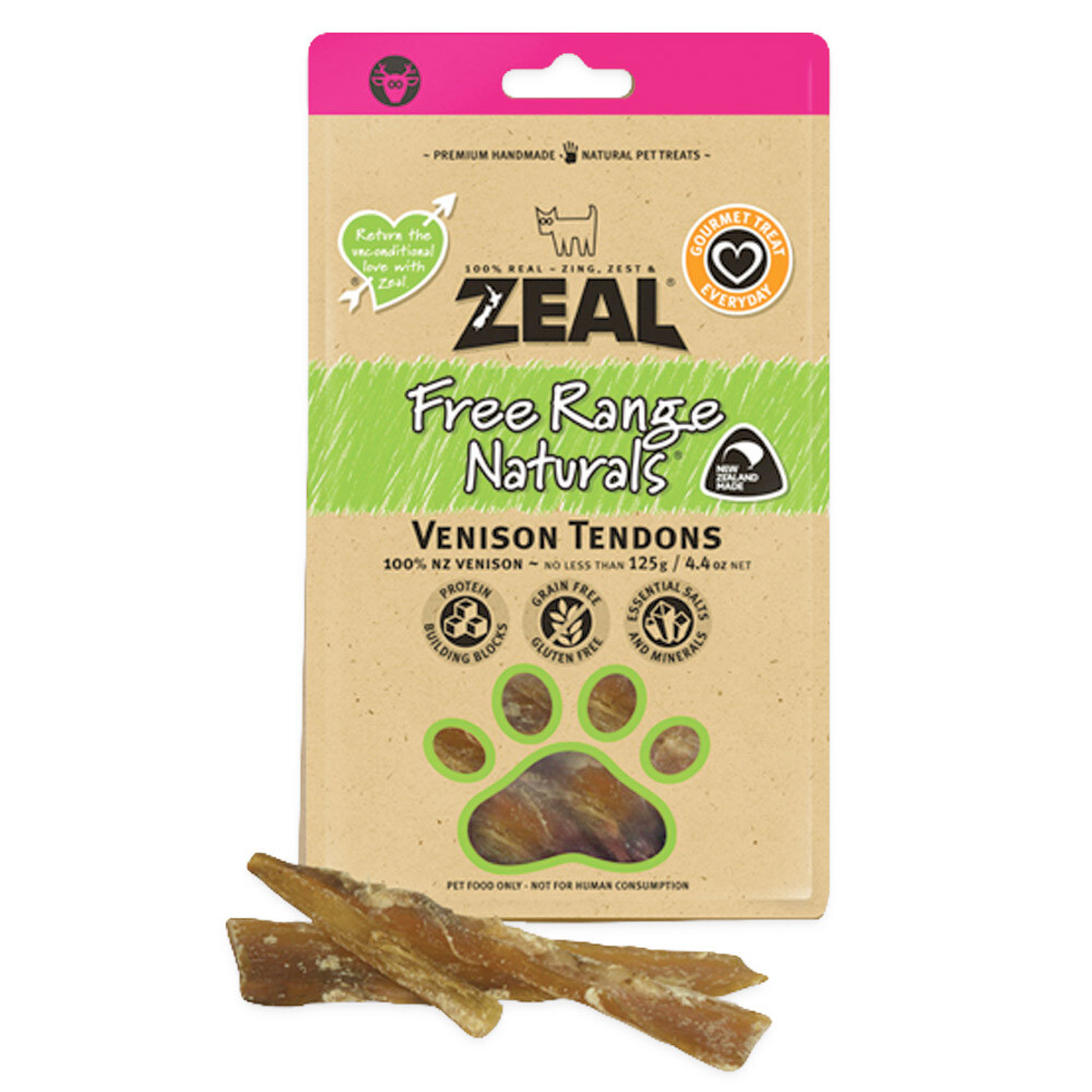 Zeal - Venison Tendons Pet Treats -  新西兰纯天然鹿腱宠物零食