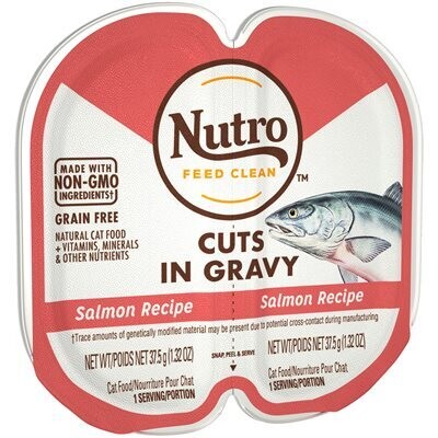 Nutro Perfect Portions Cat Cuts in Gravy Salmon Recipe