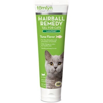 Tomlyn Laxatone Tuna Flavor Hairball Remedy 2.5oz - 金枪鱼味化毛膏