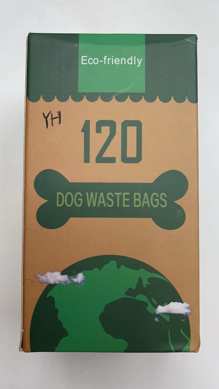 Eco-friendly dog waste bag- 120 count