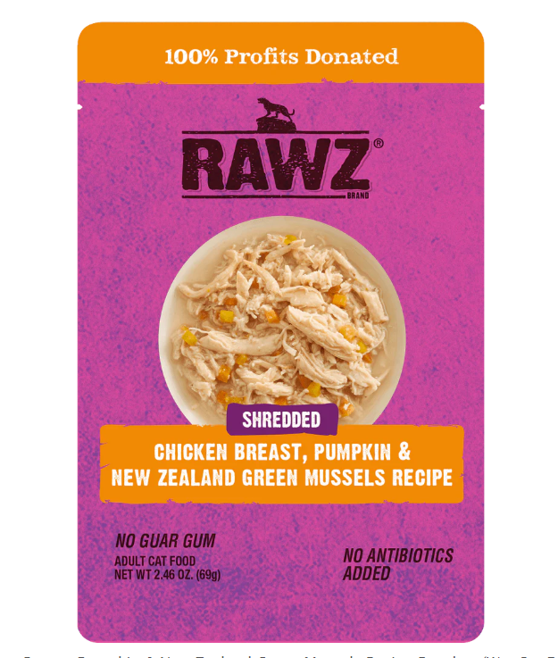 RAWZ  Shredded Chicken Breast Pumpkin&Green Mussels Cat Wet Food