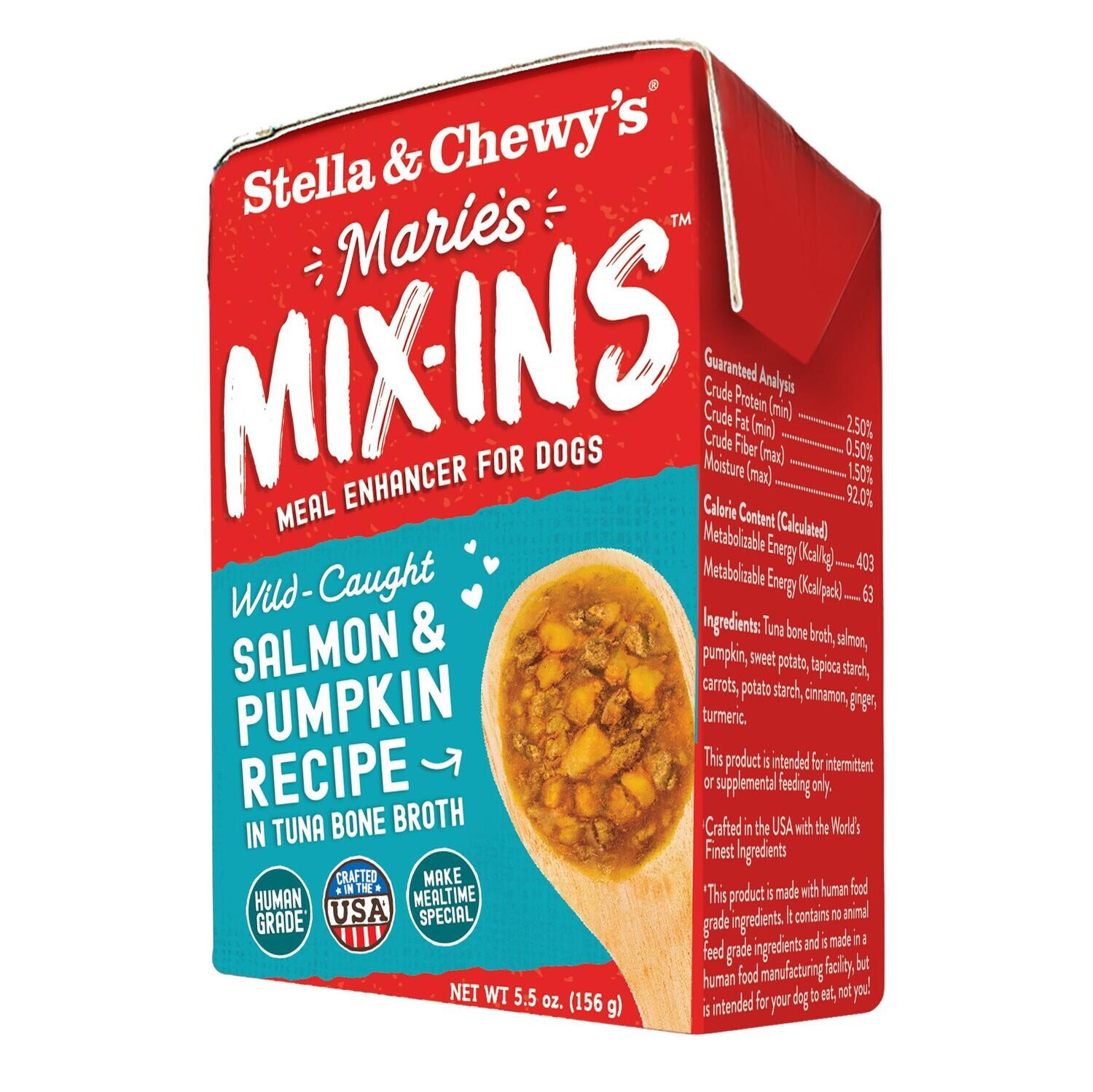Stella & Chewy's Marie's Mix-Ins Salmon & Pumpkin Wet Food for Dog