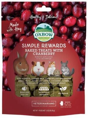 OXBOW  BAKED TREATS WITH CRANBERRY