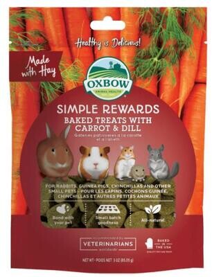 OXBOW BAKED TREATS WITH CARROT & DILL