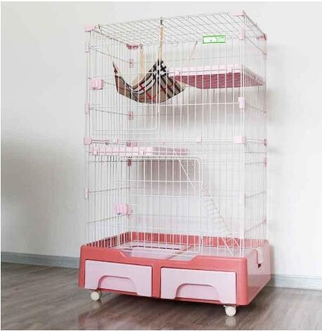 Cat Villa 3 Storey with Litter Box & Storage