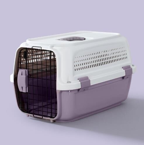 Pet Carrier Airline-approved Purple Two-way entry
