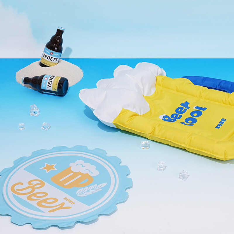 zeze Beer Pet Ice Pad Bed -  啤酒宠物宠物冰垫