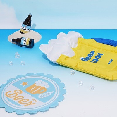 zeze Beer Pet Ice Pad Bed