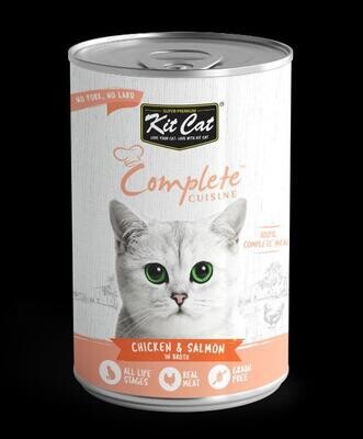 KitCat Complete Cuisine Chicken And Salmon In Broth-猫咪鸡肉&三文鱼汤罐头