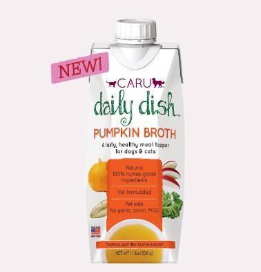 Caru Daily Dish Pumpkin Broth for Dogs & Cats