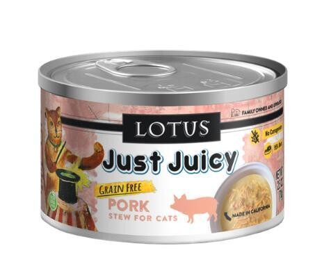 Lotus - Cat - Just Juicy Pork Canned Food-5.3oz