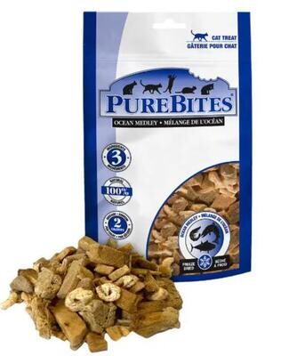 PureBites Freeze Dried Ocean Medley Treats-猫咪混合海产冻干零食