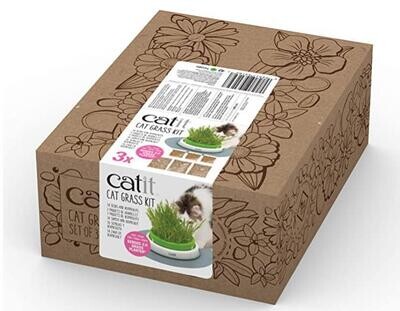 Catit Cat Grass Kit, pack of 3