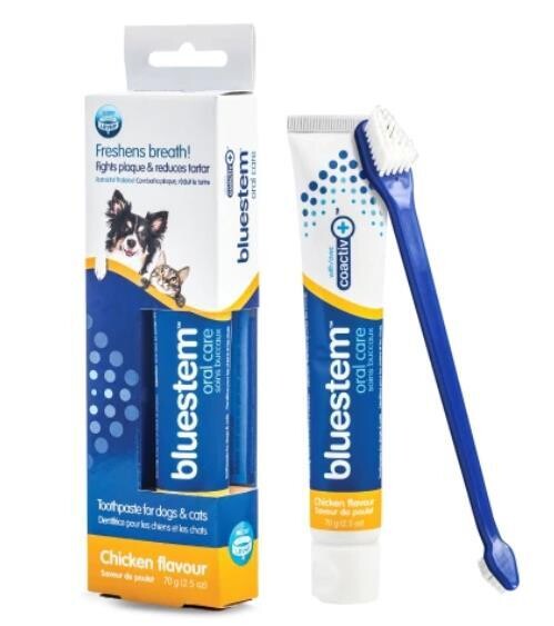 Bluestem Oral Care Chicken Flavour Toothpaste Set for dog&cat
