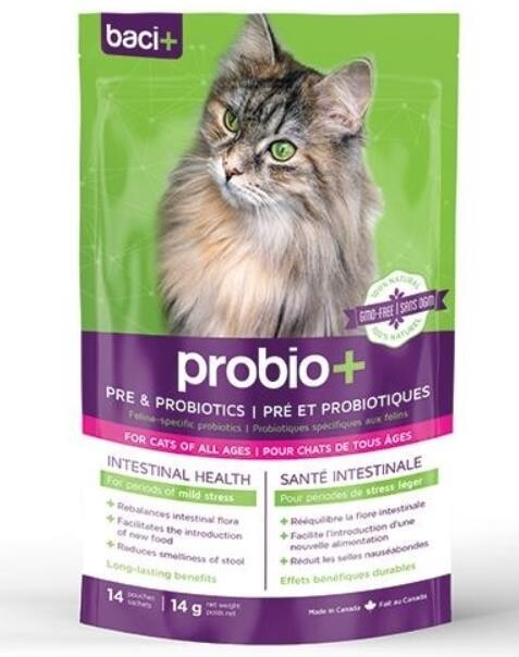 Baci+ probio+ | Prebiotics & probiotics for cats of all ages