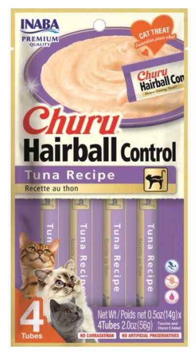inaba churu cat hairball control tuna recipe