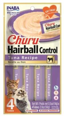 inaba churu cat hairball control tuna recipe (BB 22 MAR 2024)