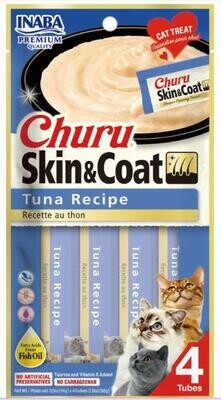 INABA Cat Churu Skin & Coat Tuna Recipe