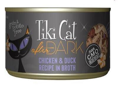 TikiCat After Dark Chicken & duck Recipe in Broth for cat