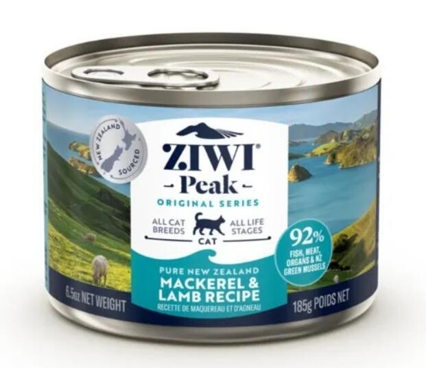 ZiwiPeak Moist Mackerel & Lamb for Cats Canned Food