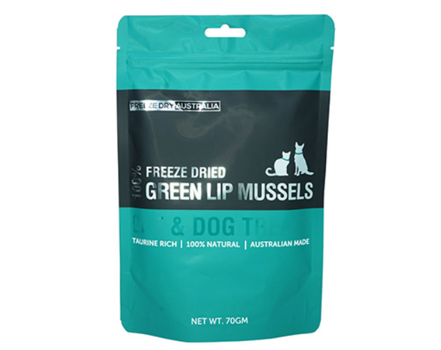 FREEZE DRIED WHOLE GREEN LIP MUSSELS 70g