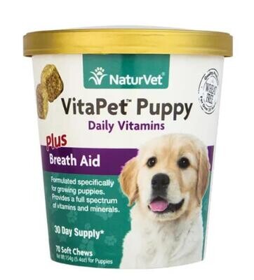 NaturVet VitaPet Puppy Daily Vitamins Soft Chews