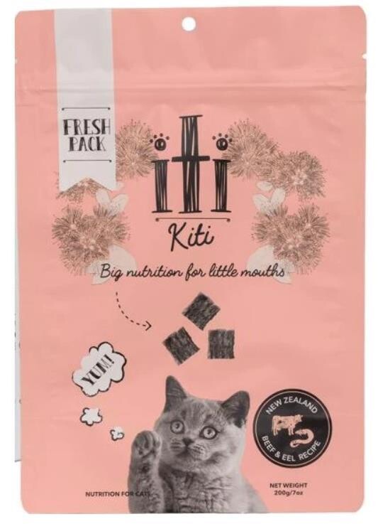 ITI KITI AIR-DRIED BEEF & EEL FOR CATS
