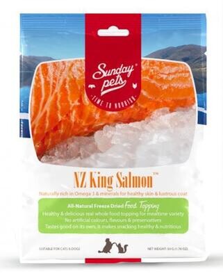 Sunday pets NZ King Salmon