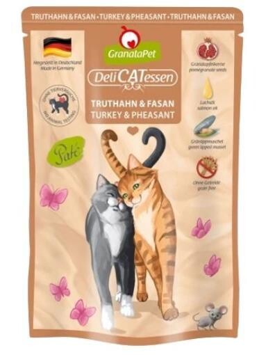 GRANATAPET DELICATESSEN POUCH-Turkey&Pheasant for cat