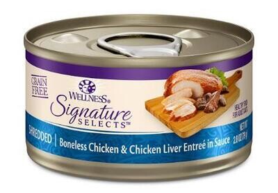 Wellness® Signature Selects Cat Food - Boneless Chicken & Chicken Liver Entree in sauce