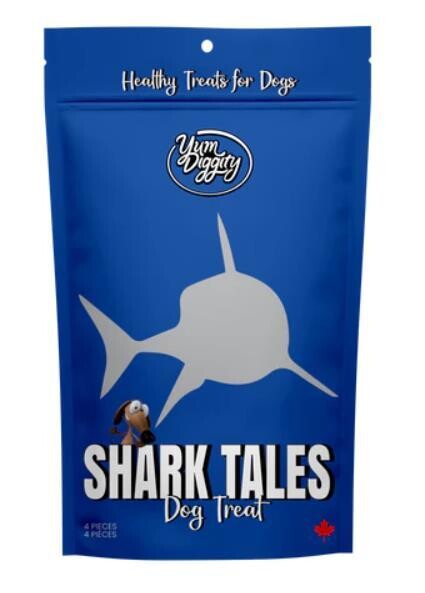 Yum Diggity Shark Tales Dog Treat