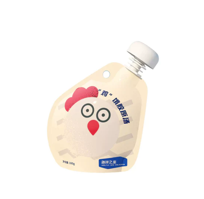 Healthy & Delicious Chicken Broth for Cats and Dogs 100g