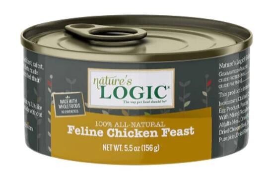 Nature's Logic Feline Chicken Feast Canned for cats