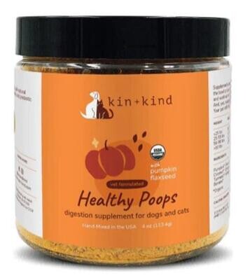 Kin + Kind Organic Healthy Poops Supplement for cat and dog