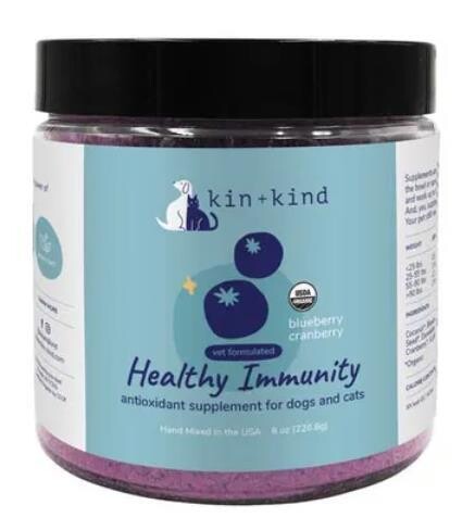 Kin + Kind Organic Healthy Immunity Supplement for cat and dog