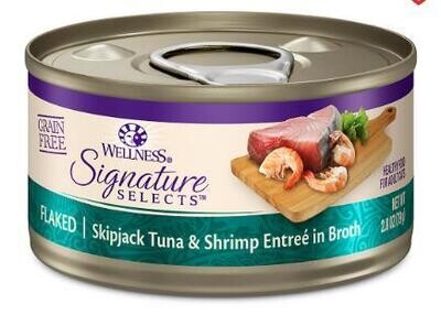 Wellness Signature Selects cat food- Tuna&Shrimp Entree