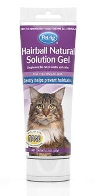 PetAg Hairball Natural Solution Gel Supplement for Cats