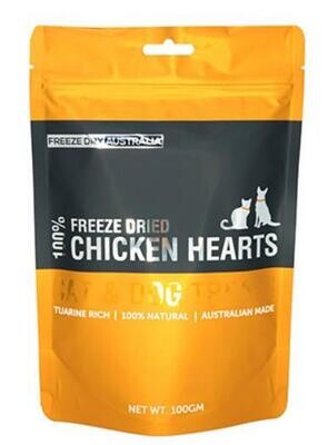 FDA Freeze Dried AustraliaCHICKEN HEARTS for cat and dog