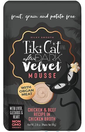 Tiki Cat After Dark Velvet Mousse - Chicken & Beef Recipe