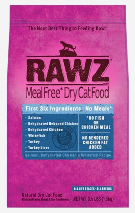 rawz meal free dry cat food- Fish & Turkey