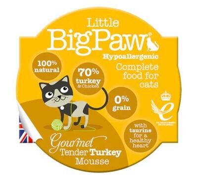 Little BigPaw Gourmet Tender Turkey Mousse For Cats
