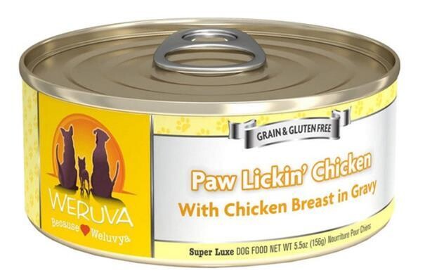 Weruva Paw Lickin' Chicken with Chicken Breast Dog Food