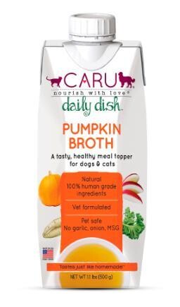 Caru Daily Dish Pumpkin Broth for Dogs & Cats