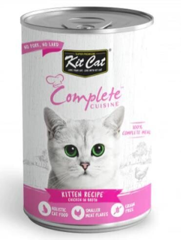 KitCat Complete Cuisine Chicken In Broth Kitten Recipe