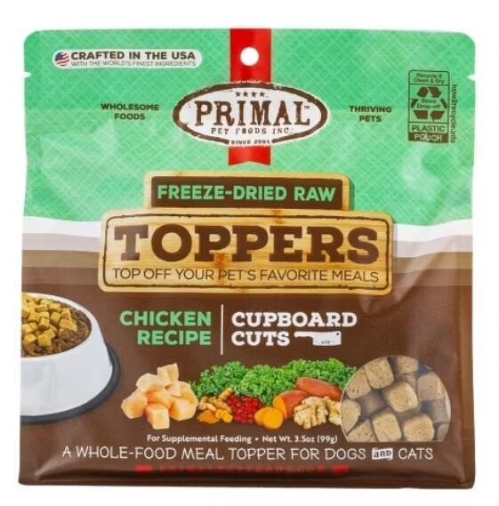 Primal Freeze-Dried Raw Toppers Chicken For Dog&Cat