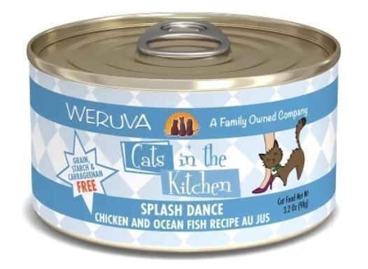 Weruva Splash Dance Chicken&Ocean Fish Recipe Cat Canned Food