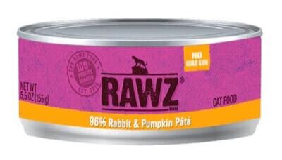 RAWZ 96% RABBIT & PUMPKIN PATE CAT CAN