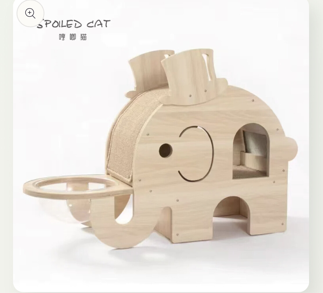 elephant cat tree with Space Capsule (Pickup only)