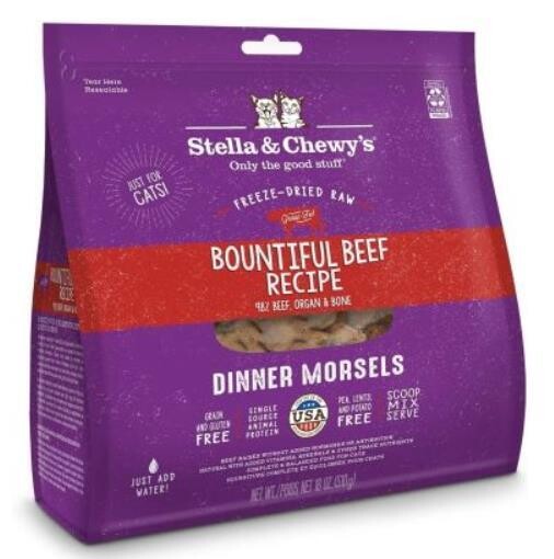 Stella & Chewy's Bountiful Beef Dinner Morsels Freeze-Dried Cat Food